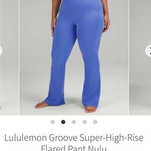 Lululemon Groove Super High Flared Pant Nulu